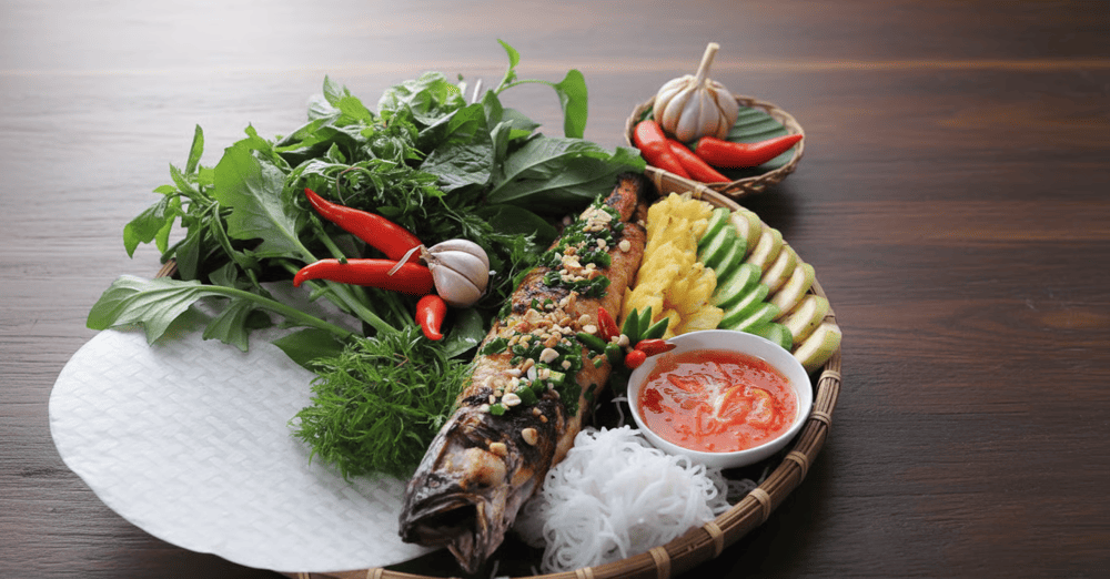 Cá lóc nướng trui